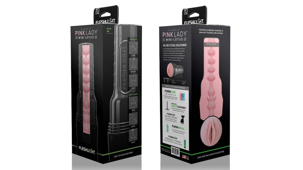EAN 810476016982 - Fleshlight Pink Lady Mini-Lotus Masturbador de bolsillo Negro, Rosa Silicona imagen 4
