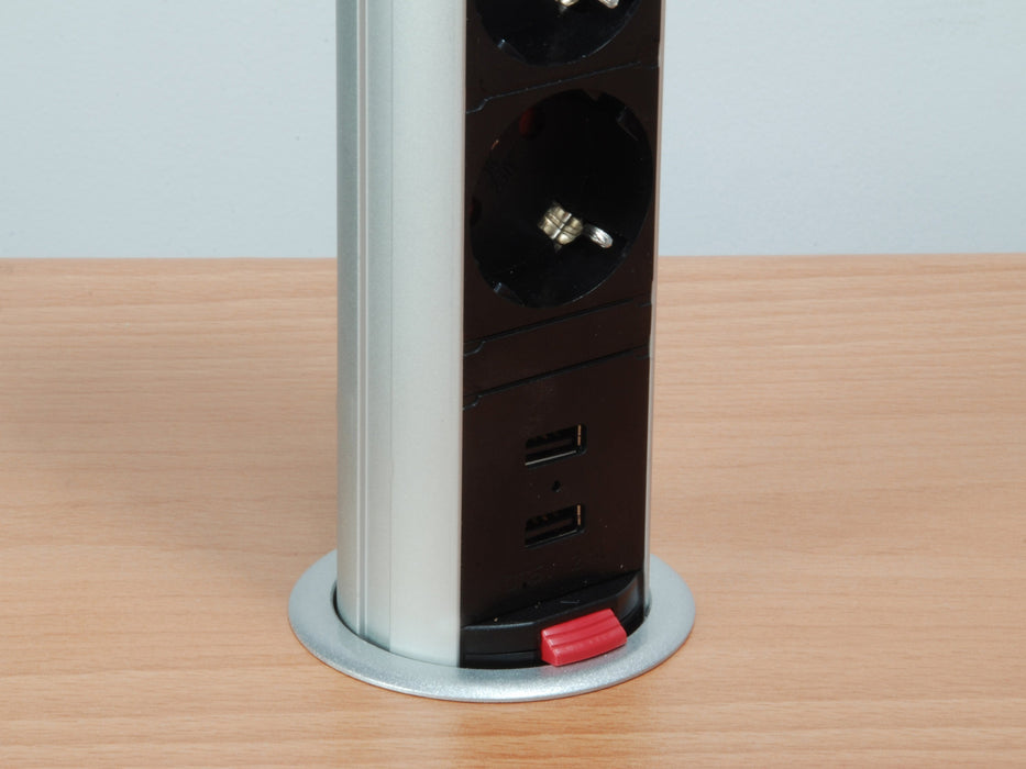 EAN 4015867199473 - Equip 333304 unidad de distribución de energía (PDU) 3 salidas AC Negro, Plata imagen 13