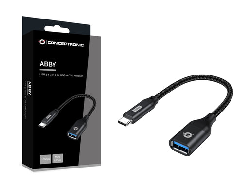 EAN 4015867236291 - Conceptronic ABBY18B cambiador de género para cable USB-C USB-A Negro imagen 2