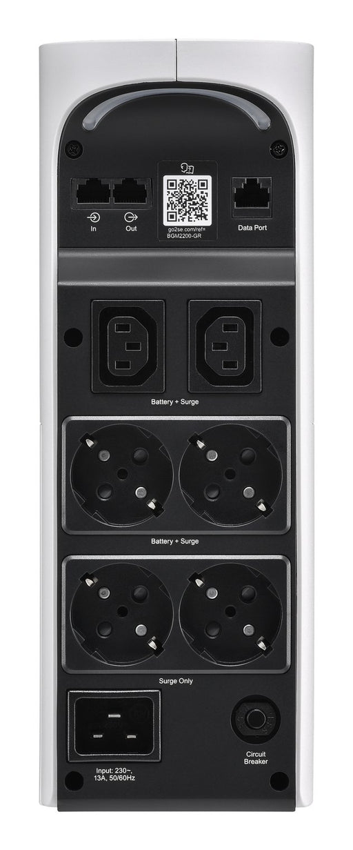 EAN 731304634775 - APC BGM2200-GR sistema de alimentación ininterrumpida (UPS) Línea interactiva 2,2 kVA 1320 W 6 salidas AC imagen 2