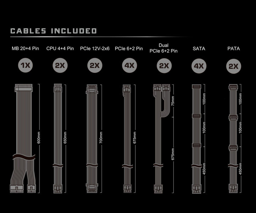 EAN 4710483949838 - Asrock Taichi TC-1650T unidad de fuente de alimentación 1650 W 20+4 pin ATX ATX Negro imagen 7