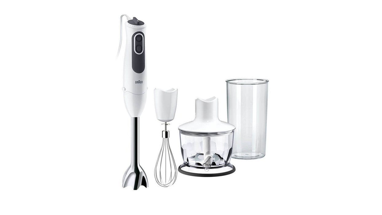 EAN 8021098770745 - Braun MQ 3135 WH Sauce 0,5 L Batidora de inmersión 750 W Negro, Blanco imagen 1