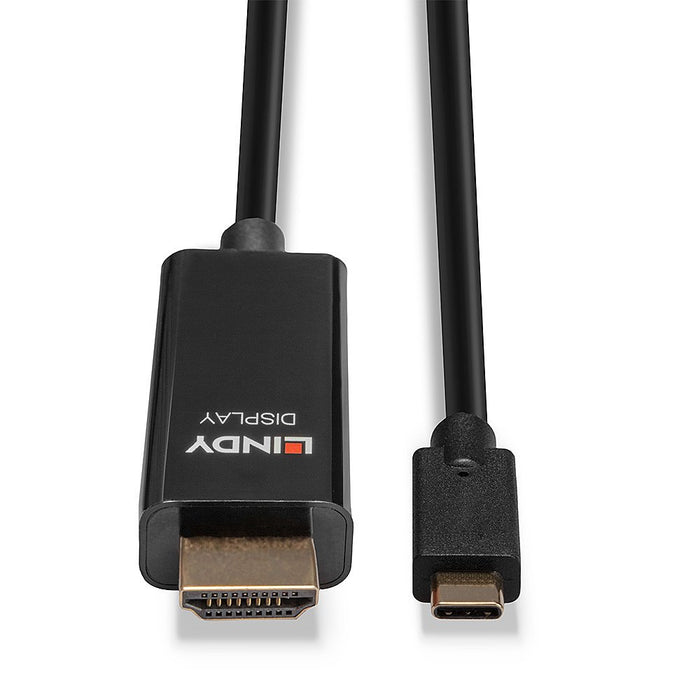 EAN 4002888433150 - Lindy 43315 adaptador de cable de vídeo 5 m USB Tipo C HDMI tipo A (Estándar) Negro imagen 4