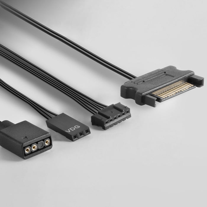 EAN 8435693102861 - Mars Gaming MF3DKIT sistema de refrigeración para ordenador Carcasa del ordenador Ventilador 3 pieza(s) imagen 5