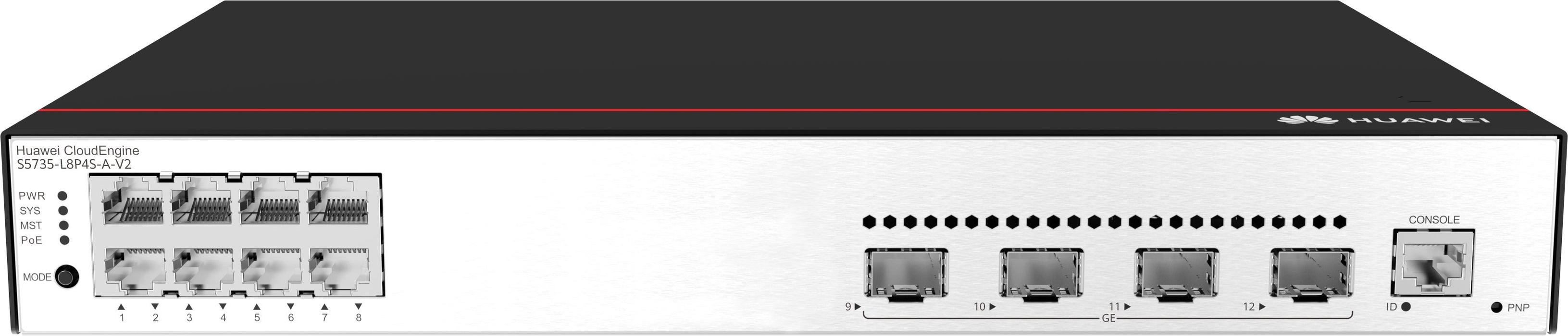 EAN 6901443421893 - Huawei CloudEngine S5735-L8P4S-A-V2 Gestionado Gigabit Ethernet (10/100/1000) Energía sobre Ethernet (PoE imagen 1