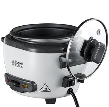 EAN 5038061106893 - Russell Hobbs 27020-56 arrocera 0,4 L 200 W Negro, Blanco imagen 2