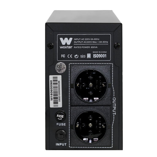 EAN 8435089015294 - Woxter PE26-062 sistema de alimentación ininterrumpida (UPS) 0,65 kVA 360 W 3 salidas AC imagen 2