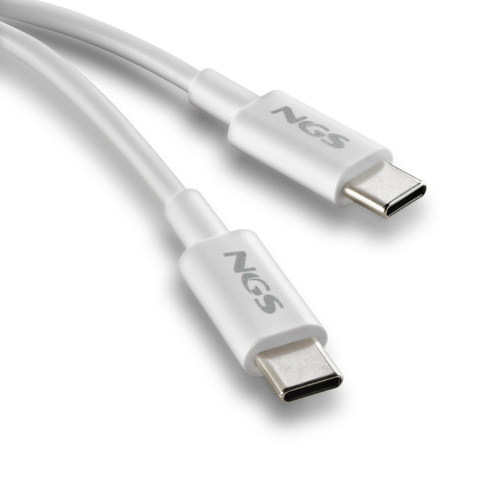 EAN 8435430627374 - NGS ZYRO 60W-1 cable USB USB 2.0 1 m USB C Blanco imagen 3