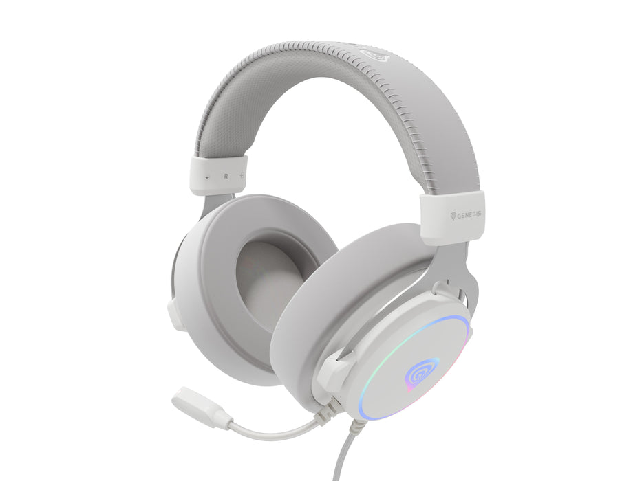 EAN 5901969444513 - GENESIS Neon 764 Auriculares Alámbrico Diadema Juego USB tipo A Blanco imagen 5