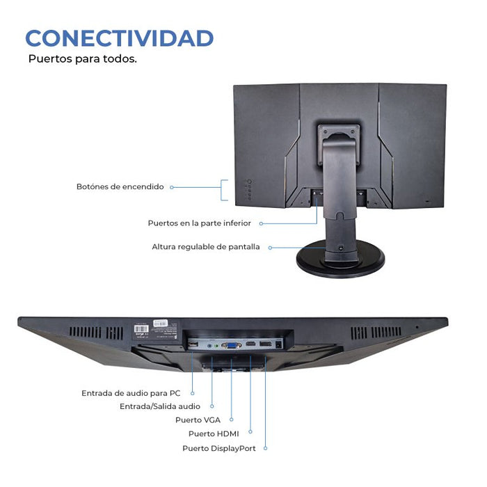 EAN 8435207807190 - PUNTO INFORMÁTICO PiP2700V LED display 68,6 cm (27") 1920 x 1080 Pixeles Full HD Negro imagen 6