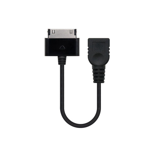 EAN 8433281006669 - Nanocable 10.10.4000 cable de teléfono móvil Negro 0,15 m USB A Samsung 30-pin imagen 1