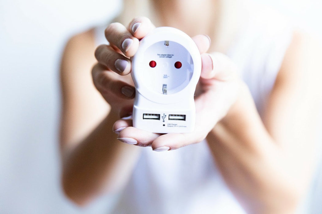 EAN 7640166324379 - Skross 1.500282 adaptador de enchufe eléctrico Tipo C (Europlug) Tipo C (Euroconcexión) + Tipo F Blanco imagen 3