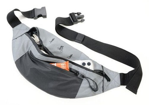 EAN 4024023022173 - TROIKA REFLACTIVE BAG riñonera Nylon, Poliéster Gris imagen 2