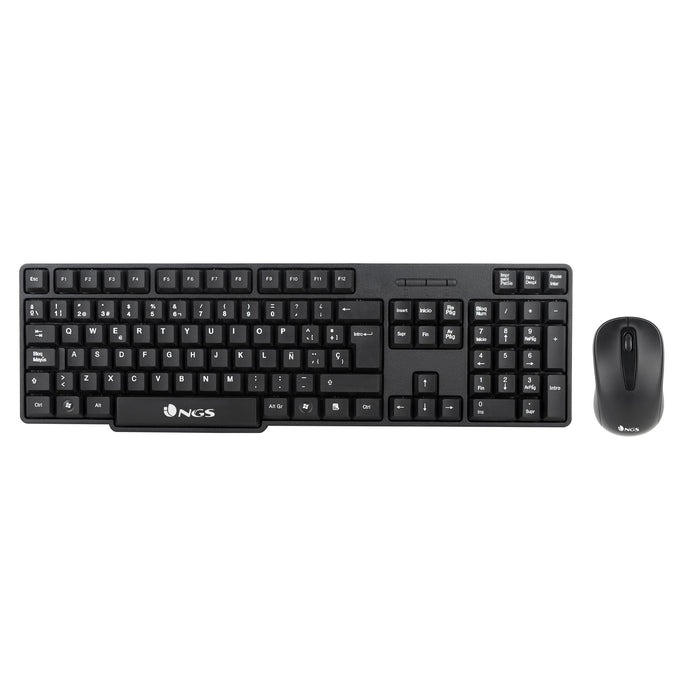 EAN 8435430620825 - NGS EUPHORIA KIT teclado Ratón incluido Universal RF inalámbrico QWERTY Inglés Negro imagen 1