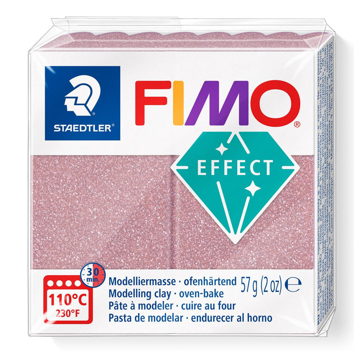 EAN 4007817096338 - Staedtler FIMO 8010 Glitter Pasta de modelar 57 g Oro rosa 1 pieza(s) imagen 1