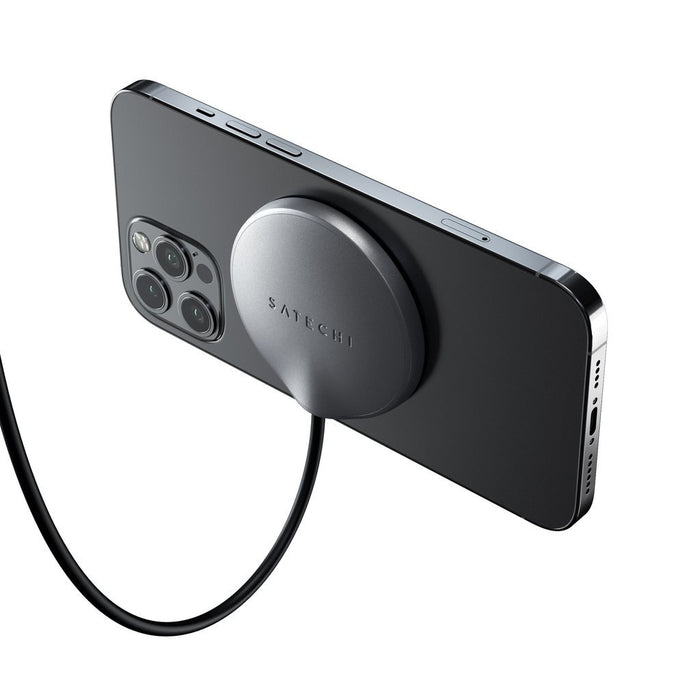 EAN 0879961009441 - Satechi ST-UCQIMCM cargador de dispositivo móvil Teléfono móvil Gris, Blanco USB Cargador inalámbrico Int imagen 4