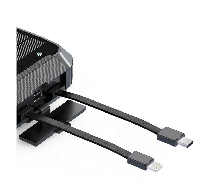 EAN 5908246727482 - PowerNeed S20000Q cargador de dispositivo móvil Universal Negro Lightning, Solar, USB Cargador inalámbric imagen 3