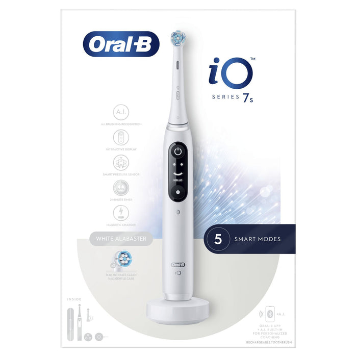 EAN 4210201408789 - Oral-B iO 7S Adulto Cepillo de dientes oscilante Blanco imagen 1
