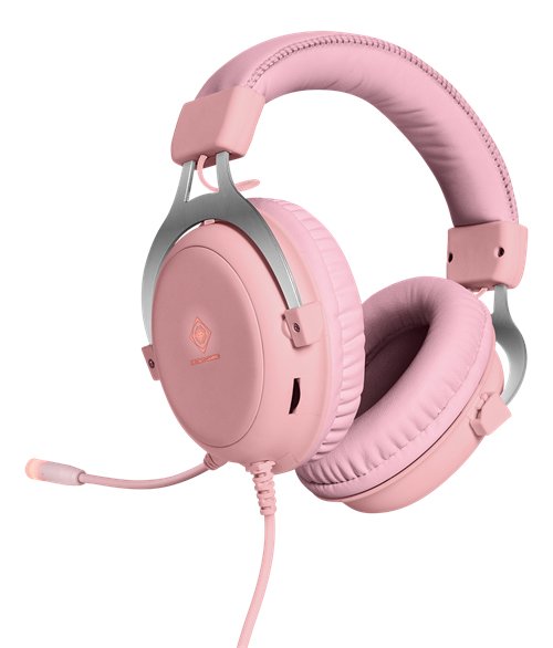 EAN 7333048057266 - Deltaco Gaming GAM-030-P auricular y casco Auriculares Alámbrico Diadema Juego USB tipo A Rosa imagen 3