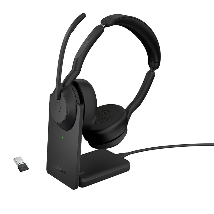EAN 5706991027556 - Jabra Evolve2 55 Auriculares Inalámbrico y alámbrico Diadema Oficina/Centro de llamadas Bluetooth Base de imagen 1