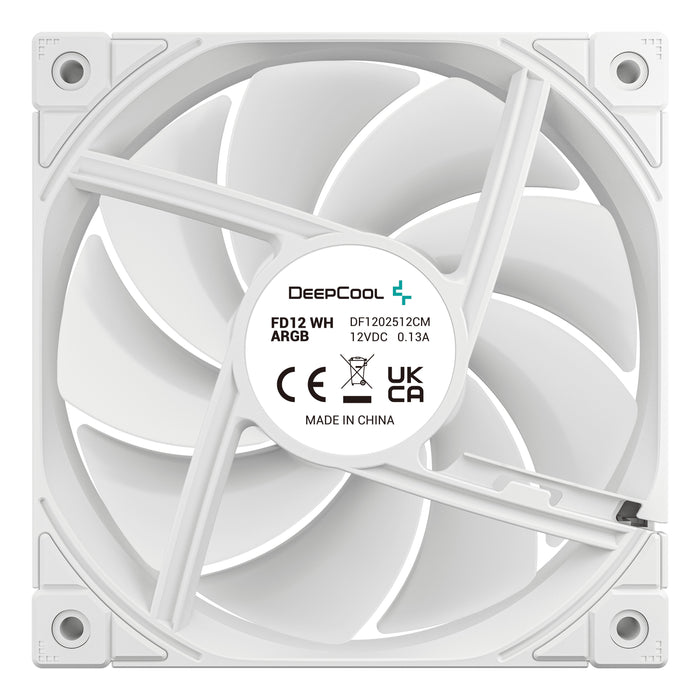 EAN 6933412710875 - DeepCool FD12 ARGB Carcasa del ordenador Ventilador 12 cm Blanco 1 pieza(s) imagen 5