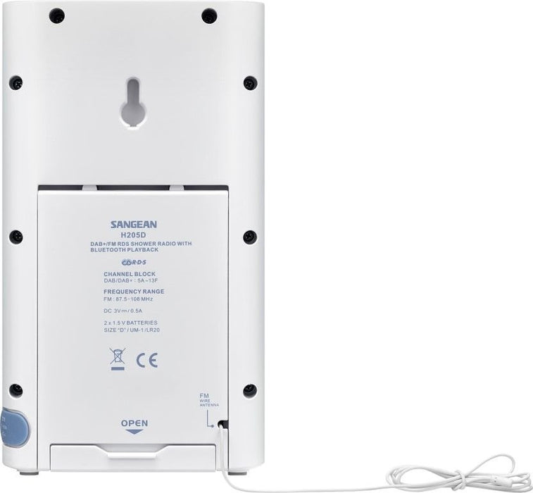 EAN 4711317994062 - Sangean Aquatic 205 Reloj Blanco imagen 4