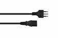 EAN 4066857000507 - Kabelmeister SK6530-S018 cable de transmisión Negro 1,8 m CEI 23-16 IEC C13 imagen 2