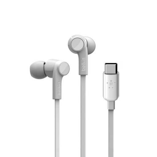 EAN 0745883775538 - Belkin ROCKSTAR Auriculares Alámbrico Dentro de oído Llamadas/Música USB Tipo C Blanco imagen 1
