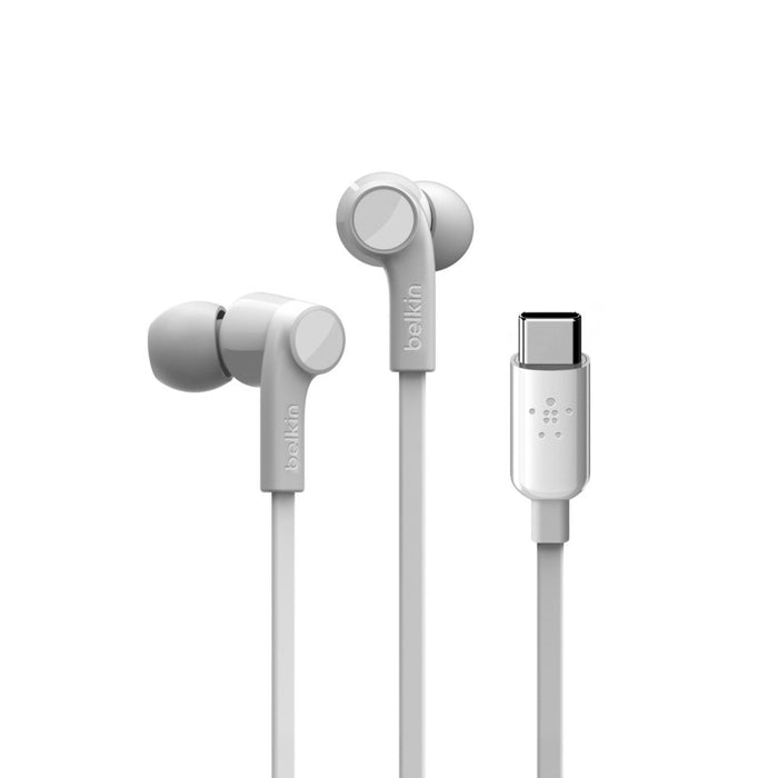 EAN 0745883775538 - Belkin ROCKSTAR Auriculares Alámbrico Dentro de oído Llamadas/Música USB Tipo C Blanco imagen 1