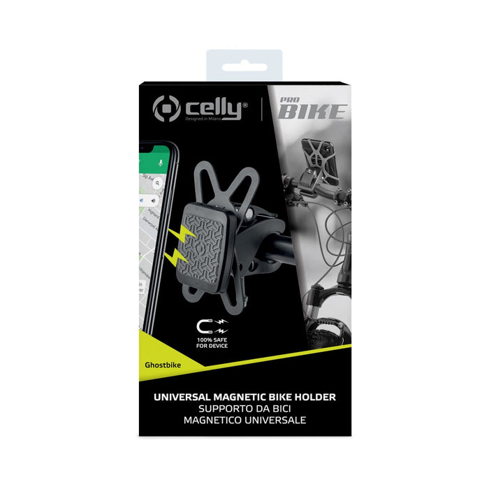 EAN 8021735751502 - Celly GhostBike Soporte pasivo Reproductor de MP3, Teléfono móvil/smartphone Negro imagen 5