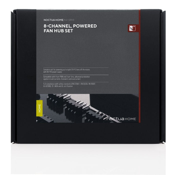 EAN 9010018900170 - Noctua NV-SPH1 controlador de velocidad de ventilador 8 canales Negro imagen 4