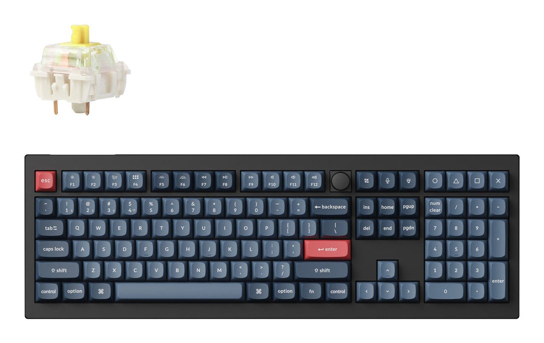 EAN 4895248879732 - Keychron V6 Max teclado Universal USB + RF Wireless + Bluetooth QWERTZ Alemán Negro, Gris imagen 1