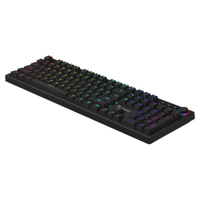 EAN 5901986049531 - Savio STYX Outemu Peach Silent teclado Juego Bluetooth QWERTY Internacional de EE.UU. Negro imagen 5