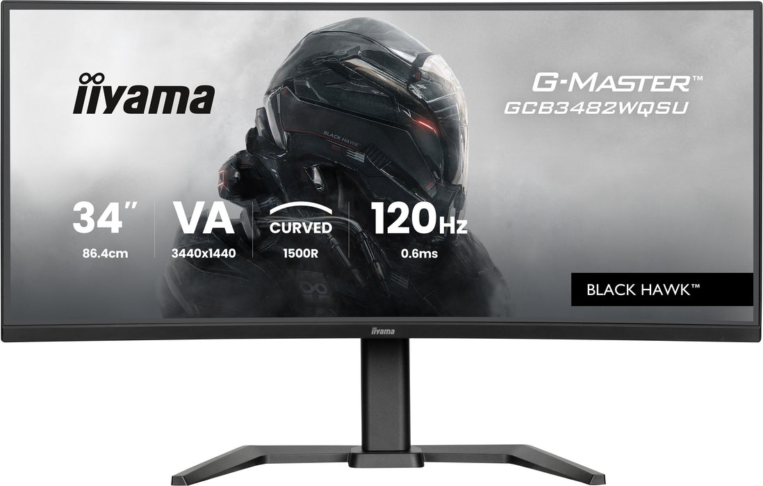 EAN 4948570125159 - iiyama GCB3482WQSU-B1 pantalla para PC 86,4 cm (34") 1440 x 3440 Pixeles UltraWide Quad HD LED Negro imagen 1