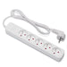 EAN 5901986047858 - Savio Power strip 5 sockets 5m white LZ-10 5 salidas AC Tipo C Blanco imagen 5