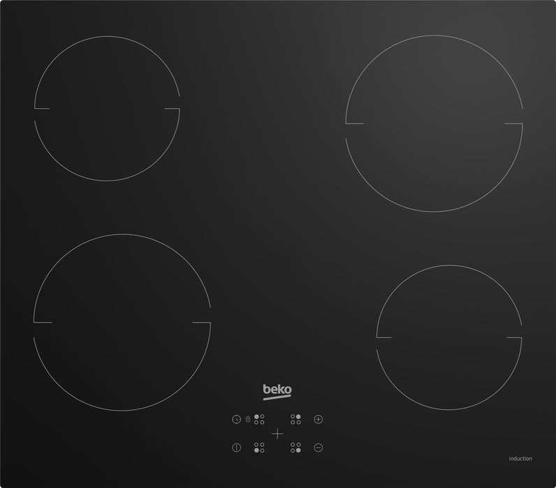 EAN 8690842683862 - Beko HII64401QT Negro Integrado 60 cm Con placa de inducción 4 zona(s) imagen 1