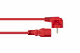 EAN 4066857002334 - Kabelmeister SK0130-R010 cable de transmisión Rojo 1 m Enchufe tipo E+F IEC C13 imagen 2