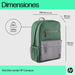 EAN 0197192487617 - HP Campus Green Backpack mochila Mochila informal Verde, Gris Poliéster, Poliespuma imagen 4
