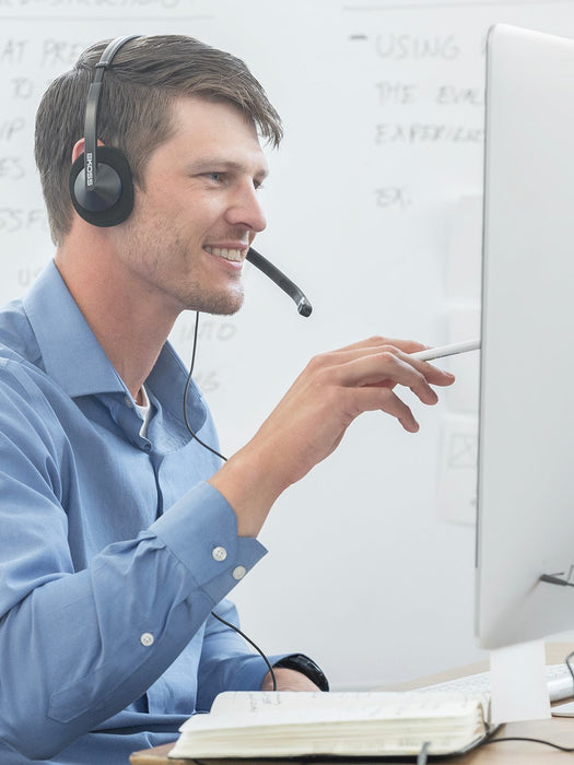 EAN 0021299194263 - Koss CS195 USB Auriculares Alámbrico Diadema Oficina/Centro de llamadas USB tipo A Negro imagen 2