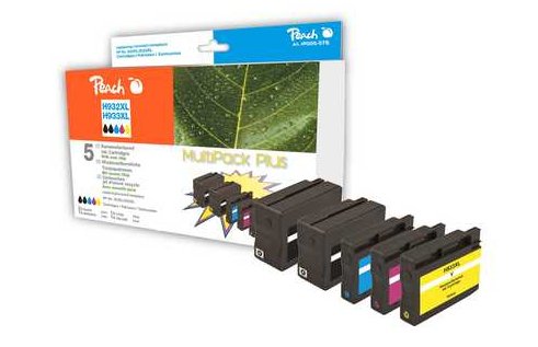 EAN 7640164822600 - Peach 319225 cartucho de tinta 5 pieza(s) Negro, Azul, Cian, Magenta imagen 1