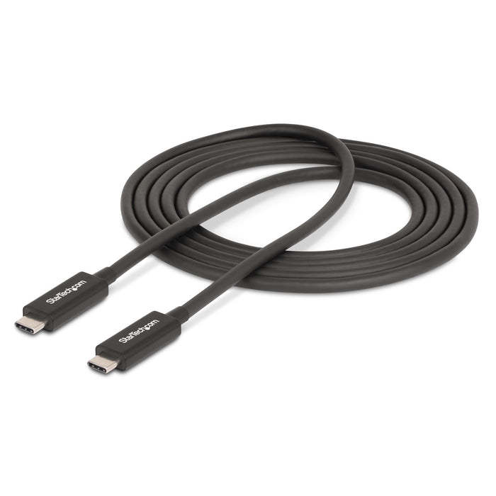 EAN 0065030895859 - StarTech.com A40G2MB-TB4-CABLE cable Thunderbolt 2 m 40 Gbit/s Negro imagen 5