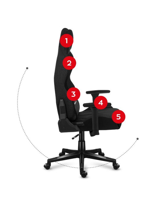 EAN 5903796013320 - Huzaro Force 7.9 Silla para videojuegos de PC Asiento (de seguridad) de butaca Negro imagen 9