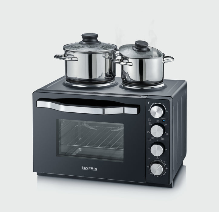 EAN 4008146040634 - Severin TO 2074 horno tostador 30 L 2500 W Negro Parrilla imagen 2
