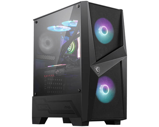 EAN 4719072676407 - MSI MAG FORGE 100R carcasa de ordenador Midi Tower Negro, Transparente imagen 1