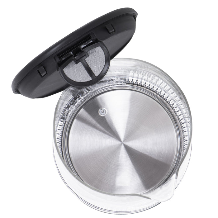 EAN 5903887803915 - Mesko Home MS 1301B tetera eléctrica 1,7 L 2200 W Negro, Acero inoxidable, Transparente imagen 6