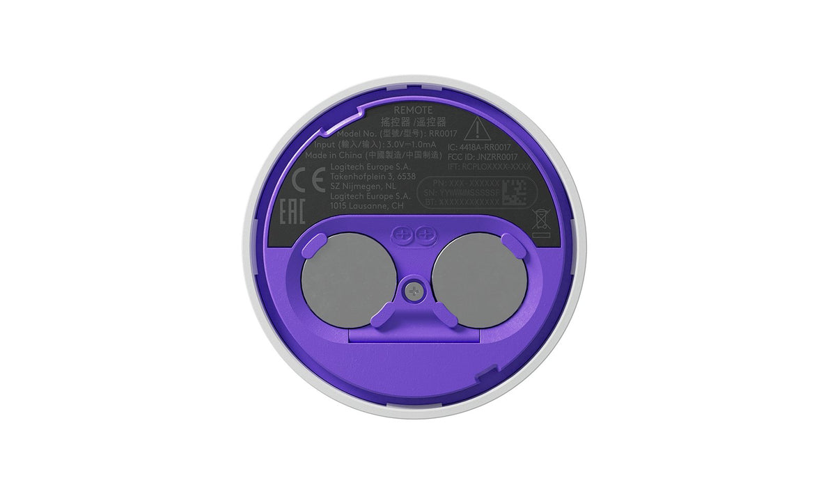 EAN 0097855168702 - Logitech 952-000102 accesorio para videoconferencia Mando a distancia Blanco imagen 3