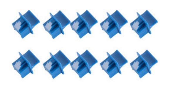 EAN 4017538076038 - shiverpeaks BS08-01023-10 tapón antipolvo para puerto 10 pieza(s) RJ-45 imagen 1
