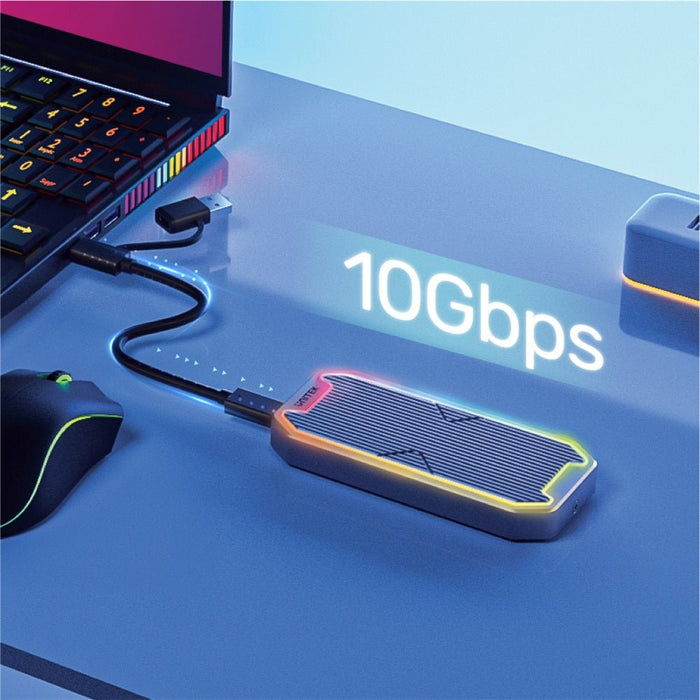 EAN 4894160048066 - UNITEK SolidForce Spectrum Caja externa para unidad de estado sólido (SSD) Gris M.2 imagen 4