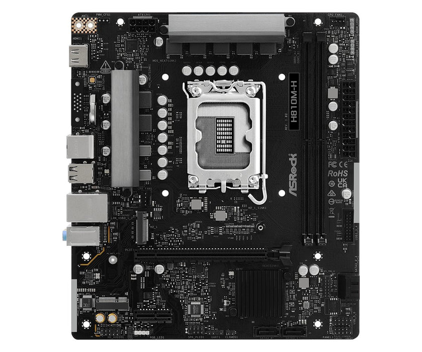EAN 4711581490833 - Asrock H810M-H Intel H810 LGA 1851 (Socket V1) micro ATX imagen 2