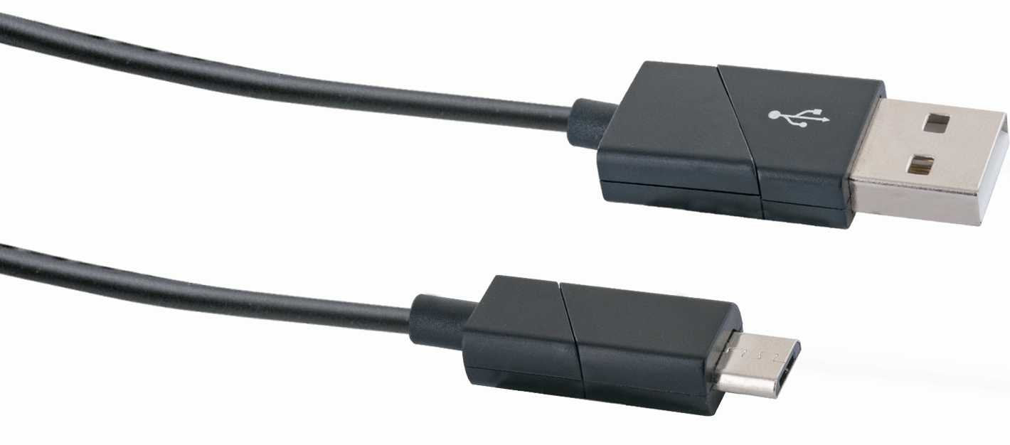EAN 4004005027075 - Schwaiger LKW 120 M cable USB USB 2.0 1,2 m USB A Micro-USB B Negro imagen 3